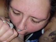 Princess worshipping Daddy's Cock & Sucking his Balls