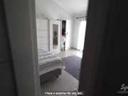 I spied my stunning MILF stepmom fucking with husband after me 1/16