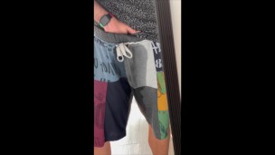 Piss in short after the jogg