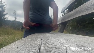 Nature Boy Flashes His Bubble Butt And Risks Getting Caught