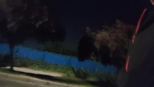 Exibicionismo en la carretera 🍆 joven exhibe su polla en plena autopista