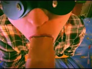 Full mouth of a stranger's sperm 11/16