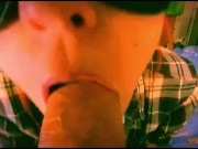 Full mouth of a stranger's sperm 12/16