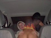 MY FIRST TIME FUCKING WITH A STREET  IN THE CAR (REAL) 10/16