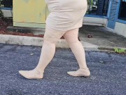 Bbw ssbbw - Stranger eating my pussy and jerking off on my leg in my car - big butt, big booty, fat 5/16