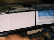 Student started masturbating and got fucked in a hostel 11/16