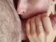 morning ball sucking and flat chest cumshot 10/16