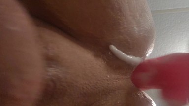 (Chastity cage) I really got after this pussy boys ass today!