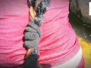 ජංගිය පිටින් නානවා කොල්ලො අවුස්සන්න පුදුම ගායක්, මෙකිට හොද පොල්ලකින් හුත්ත පලපු දවසට තියෙයි,asian gi 13/16