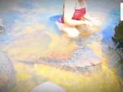 ජංගිය පිටින් නානවා කොල්ලො අවුස්සන්න පුදුම ගායක්, මෙකිට හොද පොල්ලකින් හුත්ත පලපු දවසට තියෙයි,asian gi 16/16