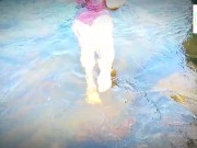 ජංගිය පිටින් නානවා කොල්ලො අවුස්සන්න පුදුම ගායක්, මෙකිට හොද පොල්ලකින් හුත්ත පලපු දවසට තියෙයි,asian gi 5/16