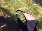 Cachoeira do sexo, ficou com o rosto cheio de esperma - BlowJob 8/16