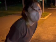 【個人撮影】リモコンバイブ入れながら夜のお散歩♡初めてのトイレえっちで最後は中出し♡ 日本人/素人/ハメ撮り/看護師/カップル/おもちゃ/露出/野外/japanese/amateur/POV 7/16