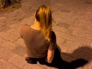 【個人撮影】リモコンバイブ入れながら夜のお散歩♡初めてのトイレえっちで最後は中出し♡ 日本人/素人/ハメ撮り/看護師/カップル/おもちゃ/露出/野外/japanese/amateur/POV 8/16