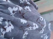 Public Pussy Flash Risky many people around 13/16