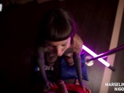 Sucking my boyfriend dry in pink light _ Nigonika Best Porn 2023 3/16