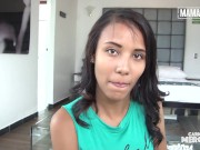 Brunette Latina Dayana Cruz Hardcore Pussy Fucking With Horny Agent - CARNE DEL MERCADO 2/16