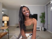 Thick Ebony Teen Maid Fucks & Swallows For A Raise 🍫🍑😈 2/16
