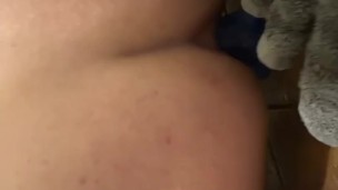 Stretching out before 5 guy bbc gangbang creampie