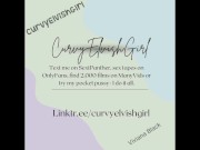 goth pawg tease- showing off my big phat assp 1/16