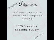 goth pawg tease- showing off my big phat assp 2/16