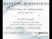 goth pawg tease- showing off my big phat assp 3/16