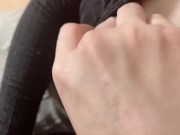 横で添い寝してくる巨乳彼女を覗いて触りたい放題する変態彼氏-日本人/素人カップル/個人撮影/美乳 7/16