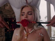 Deeper. Tiny sub Lika is gagged, dominated & fucked hard 9/16