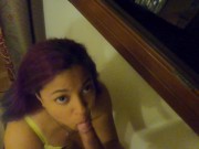 Hotel window doggystyle w/ great view of church on vacation Italy 6/16