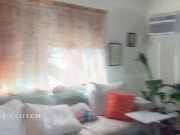 two redhead airbnb guests gag & slobber on my cock 2/16