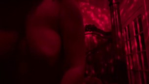Fucking in the red room until she cums!