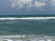 84 mature Chinese housewife gets her bikini creamed and dripping in public OnlyFans @ Appleliu-76 14/16