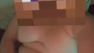 Steve from Minecraft plays with her pussy