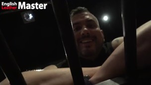 POV caged farts slave farted on while locked in cage FULL VIDEO