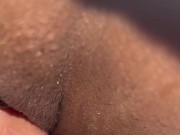 cum in 2 minutes or less wet ebony pussy fucked by step son pov 3/16