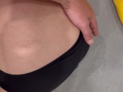 I cum on her small tits without disturbing her too much 10/16