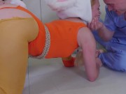 Cosplay babe spit roasted 8/16