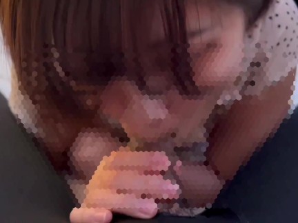 声に出しちゃうほど大好きなちんぽを舐め尽くす変態彼女♡ cum in mouth gokkun