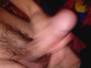 Mira y escucha como suena mi polla al masturbarme rápido 11/16