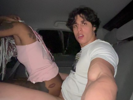 I just fucked this ebony teacher in her car