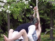 Tied up in a blooming apple tree - RosenlundX - Vertical HD 7/16