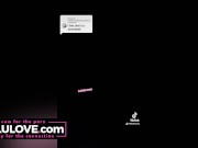 Babe talking sex screams, dirty talking JOI & fully naked at nudist resort pool, playing w/ squeezing pussy lips - Lelu Love 3/16