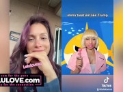 Babe talking sex screams, dirty talking JOI & fully naked at nudist resort pool, playing w/ squeezing pussy lips - Lelu Love 9/16