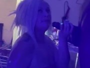 *ENDLESS THROAT* Watch CHLOE BLACC throat this big black dick in the black light!! 8/16