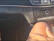 My UBER Driver Made Me CUM Touching My PUSSY while Driving- Risky Public Sex 15/16