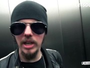 Sexy MILF Angelyna Fucks Lucky Cock On The Backseat Of Bus - LETSDOEIT 1/16