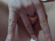 мой экстремальный СКВИРТ на камеру ! залила всю камеру ! так много белой спермы ! 1/16