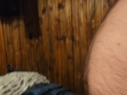 Weird girl finishes me off in her pajamas 13/16