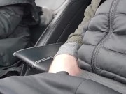 MILF Teacher gives Blowjob to her student's dad in a car 1/16