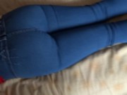 I love showing off my ass so my stepson can jerk off and cum in front of me